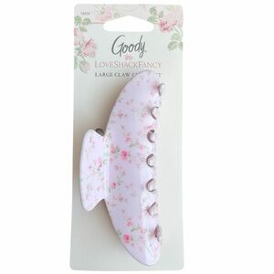 LoveShackFancy Pink Floral Large Claw Clip. Brand new